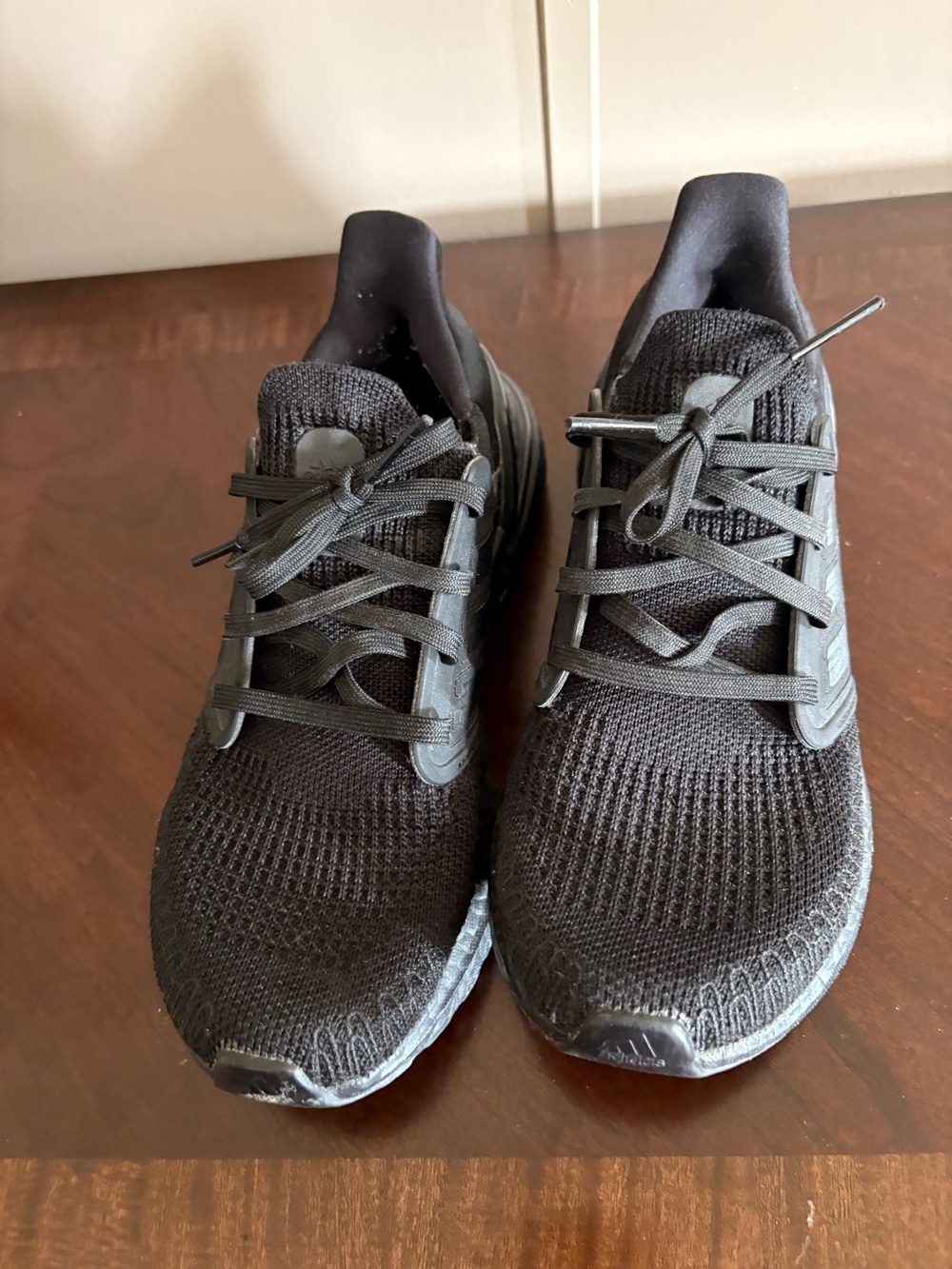 Adidas All Black UltraBoost 20 Women’s Running Sneakers size 7